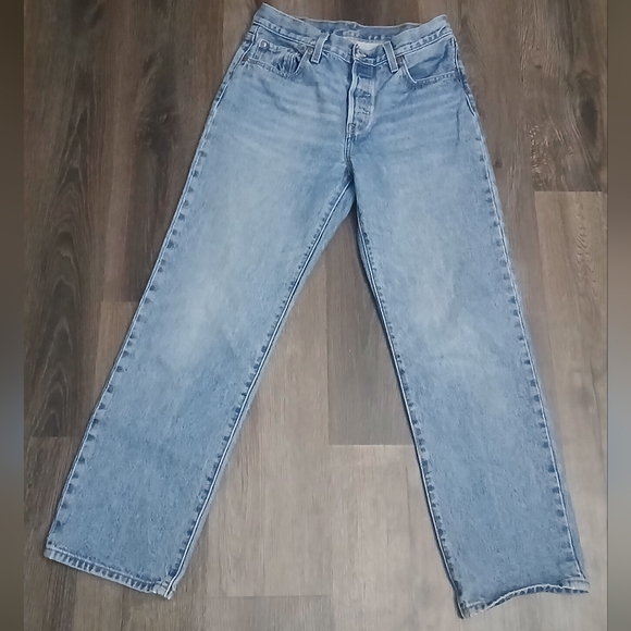Levi's Denim - Levi's 501 Button Fly Women's Straight Jeans Size 27 X 30
